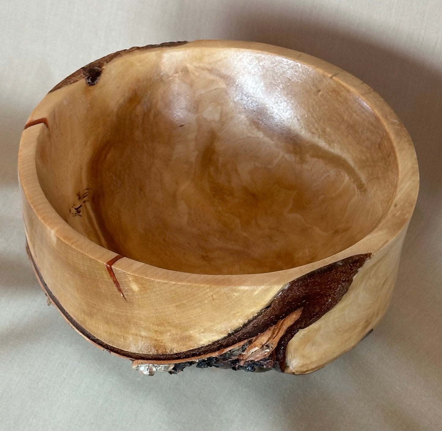 Wood Turned Bowl - Alaskan Birch Burl
