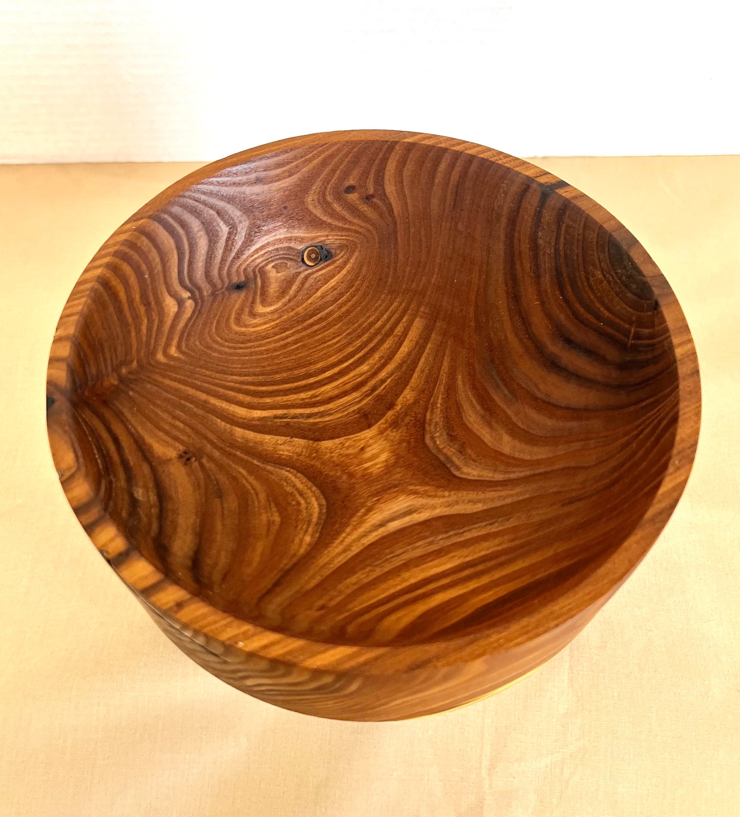 Wood Turned Bowl - Olive Wood 8.25"