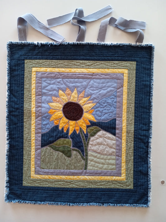 " Sunflower " Quilted Wall Hanging