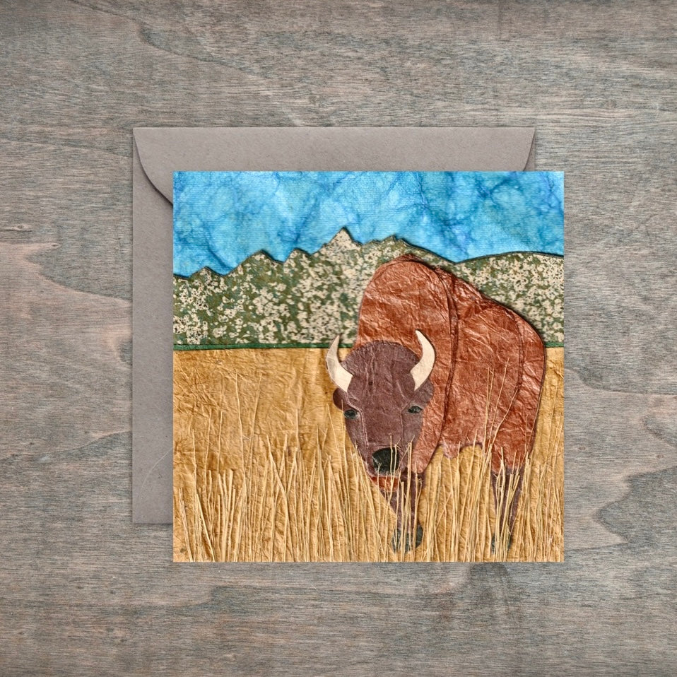 " Home on the Range " Paper Collage Art