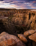 " Adobe Town Sunset "  Lustre  Print