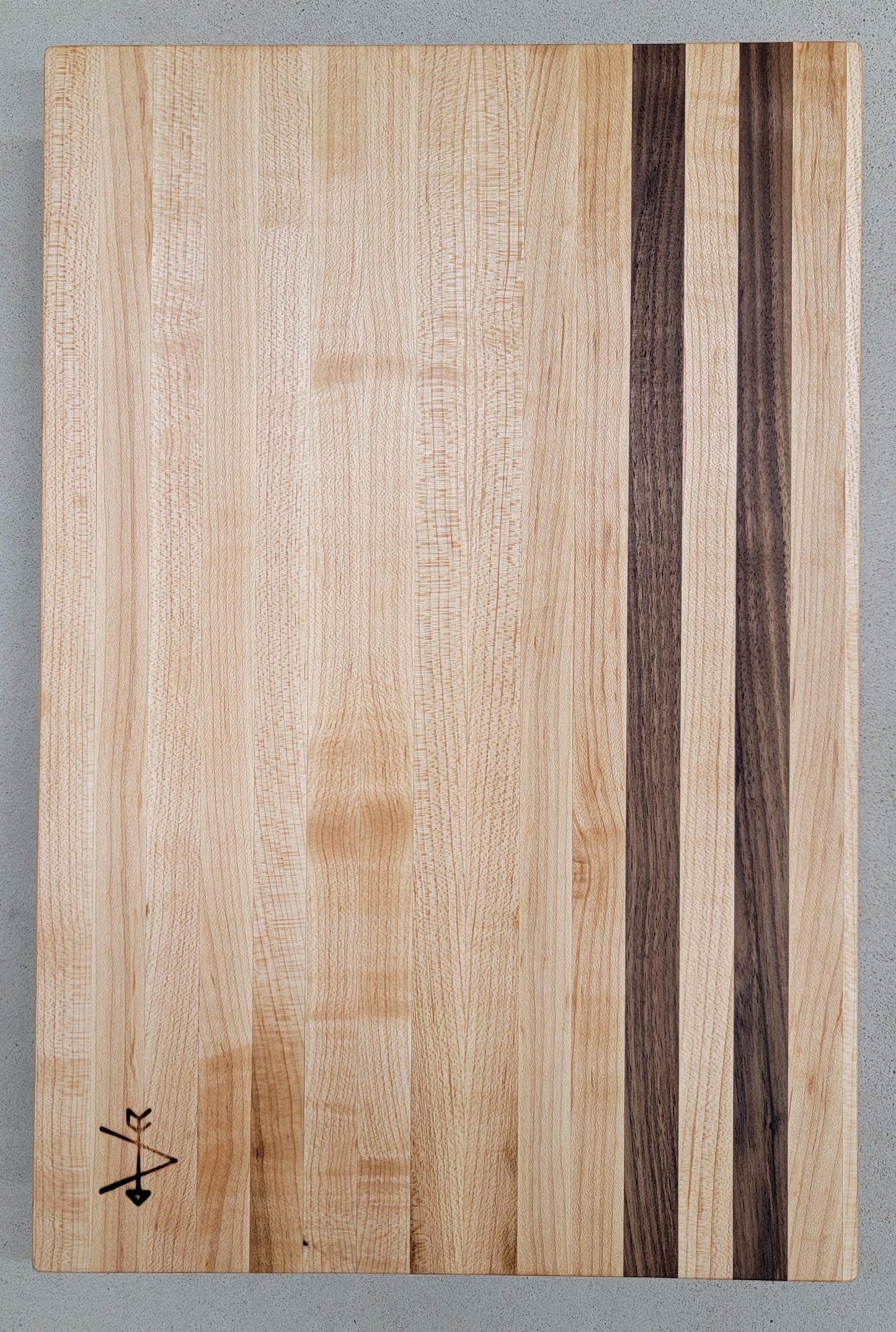 Maple and Walnut Wood Cutting Board