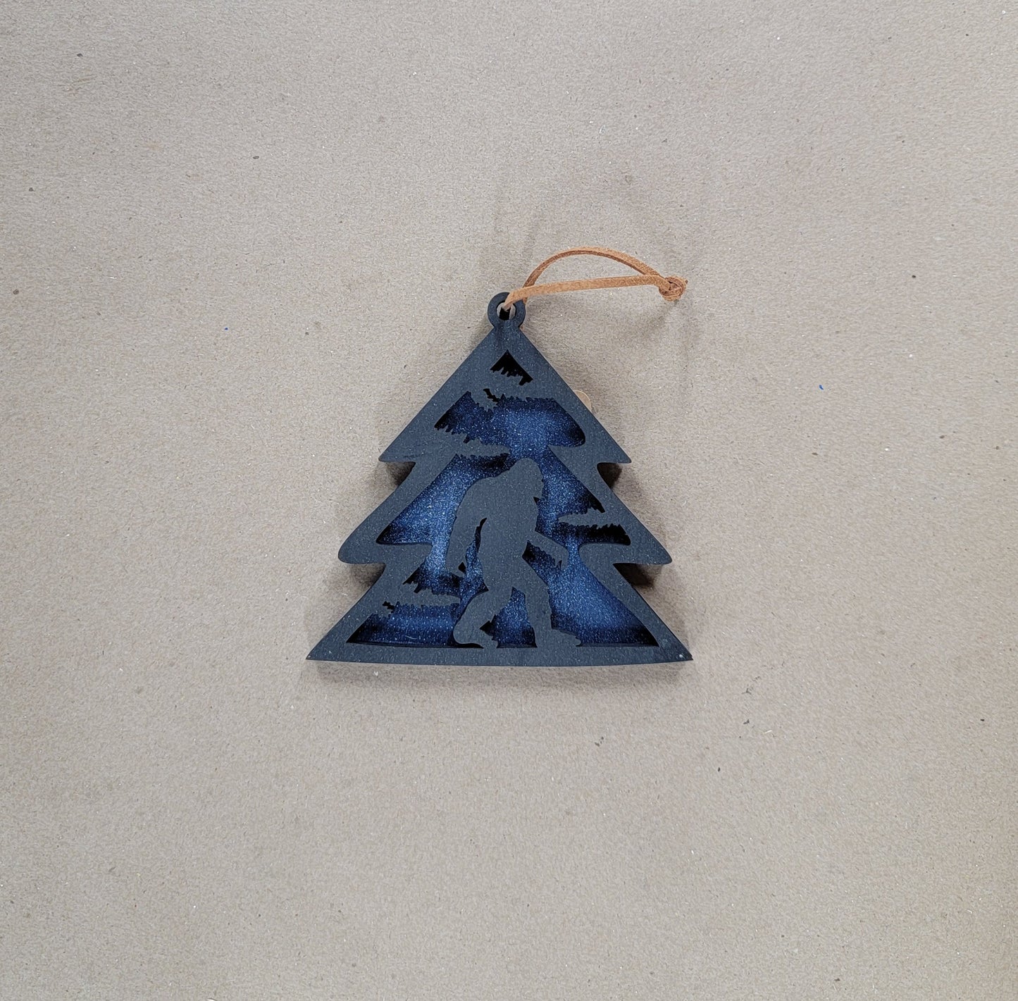 Wooden " Sasquatch " Ornament