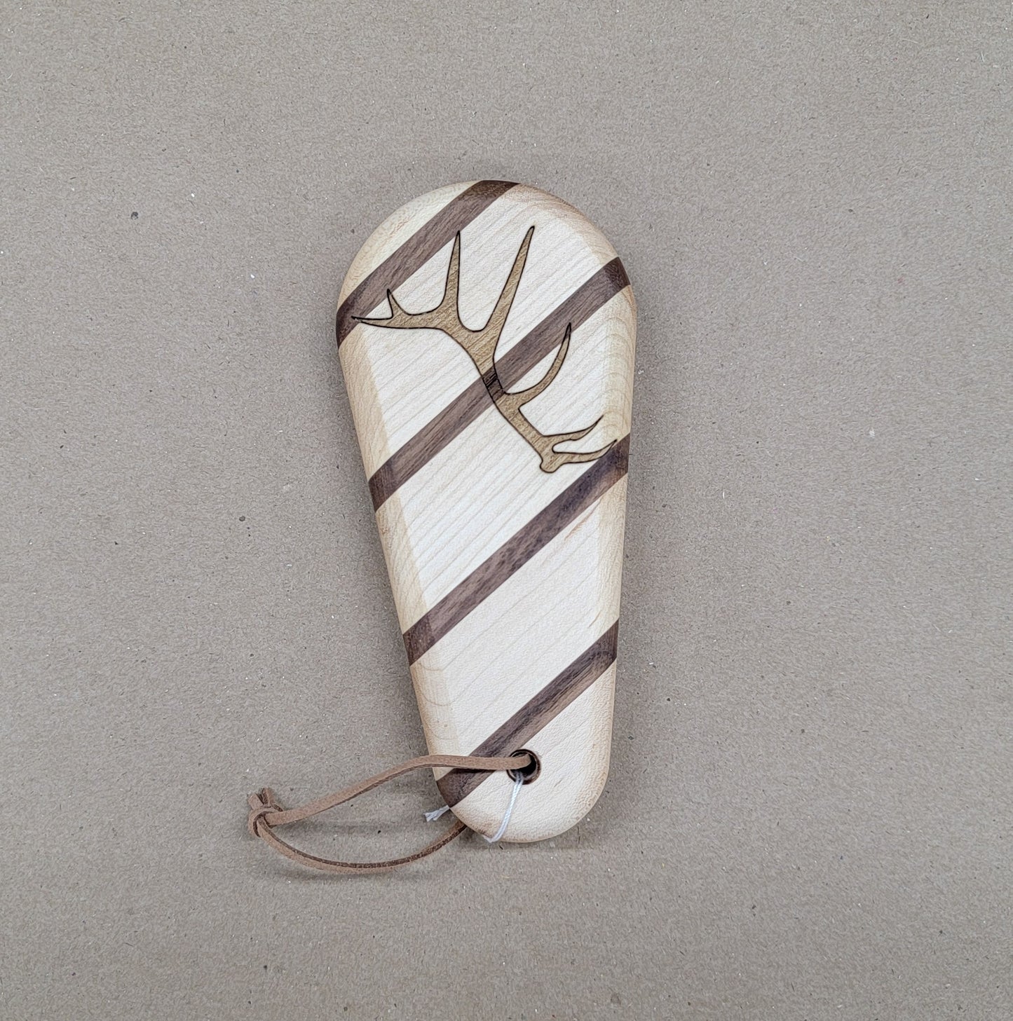 " Elk Antler " Engraved Handheld Bottle Opener