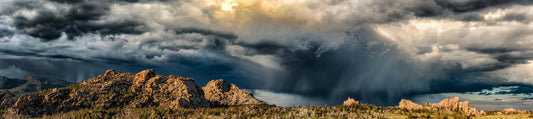 " Storm Clouds At Vedauwoo "  Panoramic Photograph