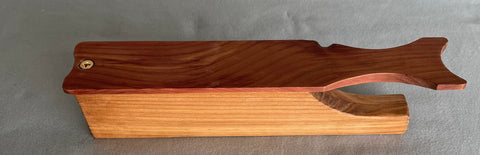 cedar wood box turkey call with a fun knot in the lid