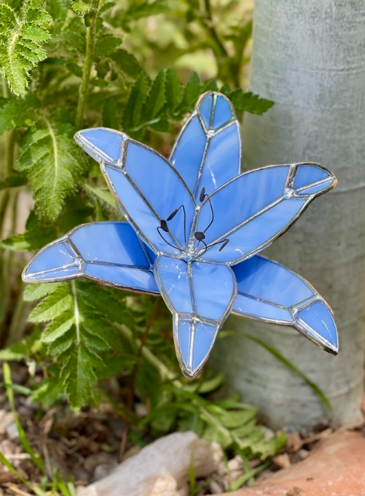 Stained Glass Plant Buddy- Lg Lily