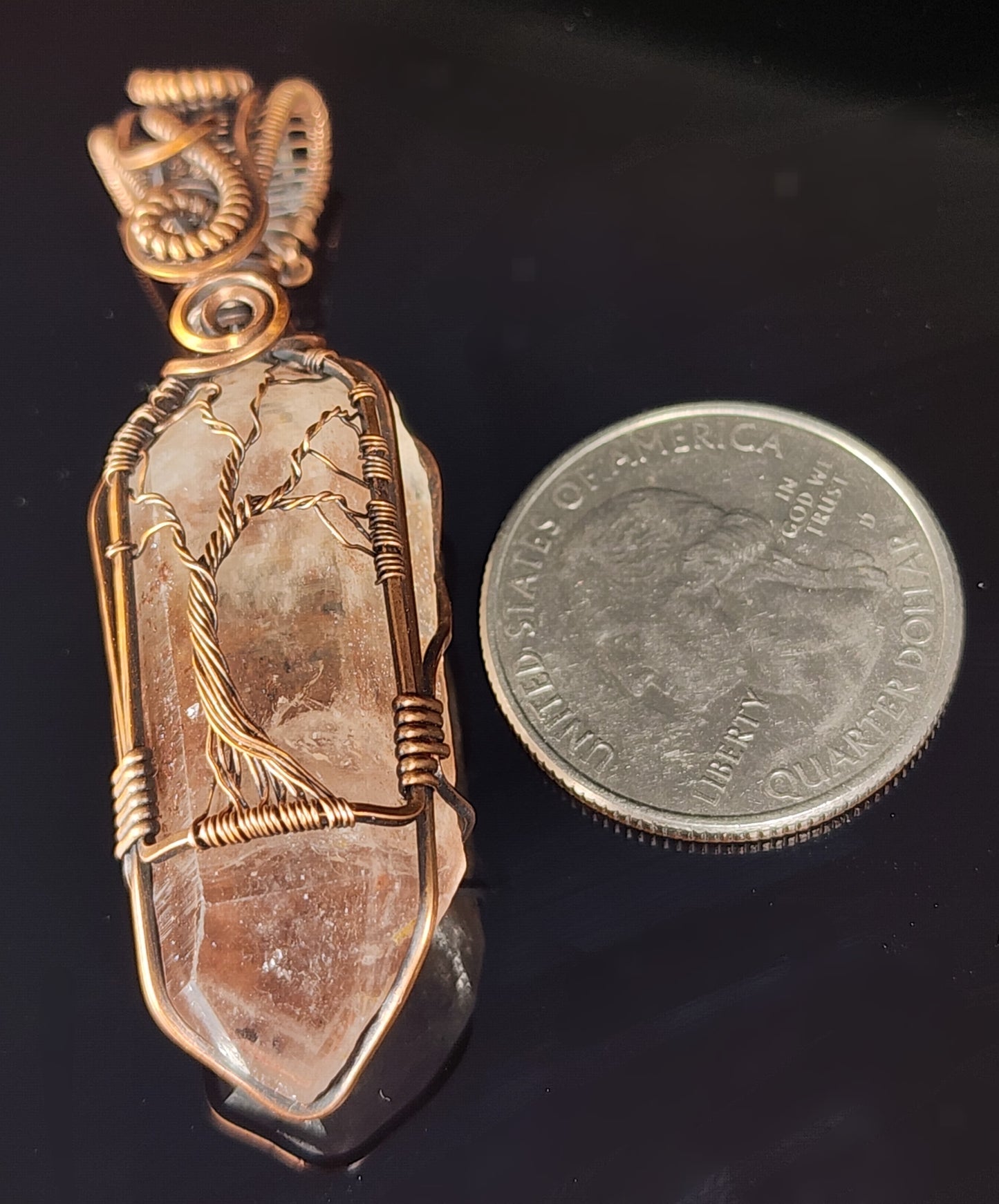 Tree of Life Crystal Pendant