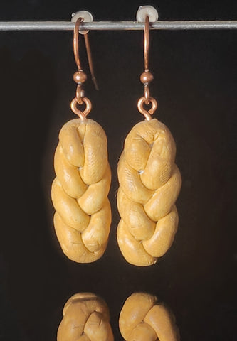 Challah Bead Loaf Earrings