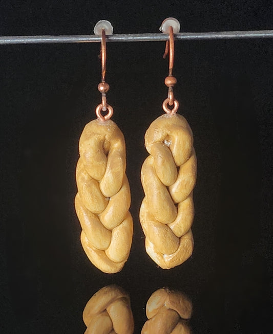 Challah Bead Loaf Earrings