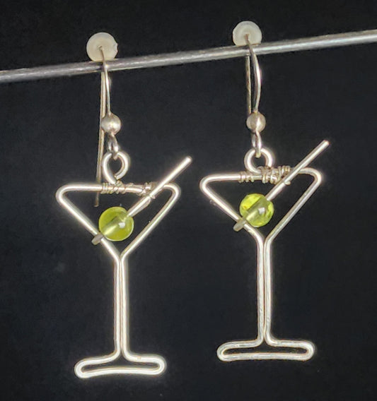 Martini Glass Earrings