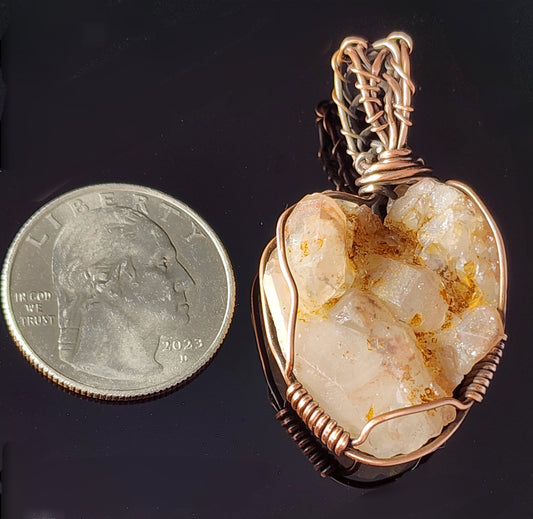 Necklace - Crystal Cluster Pendant