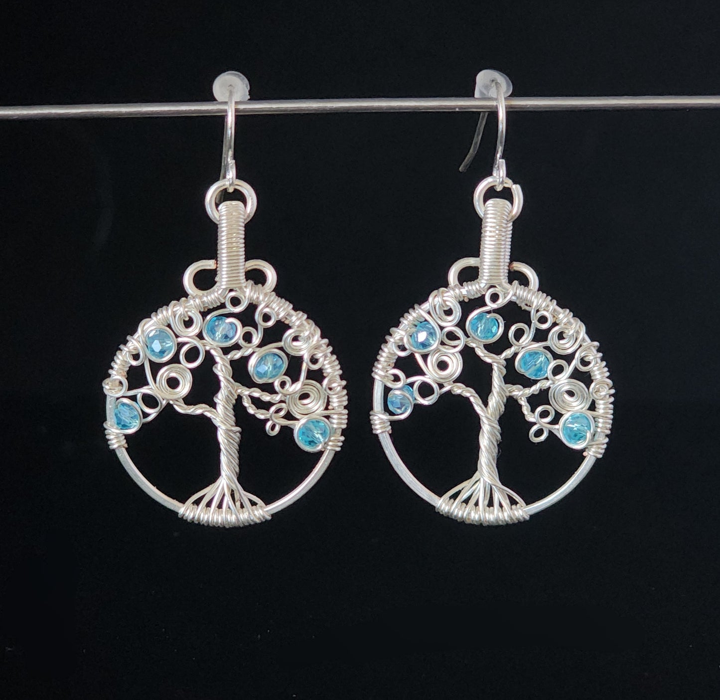 Swirly Tree Earrings