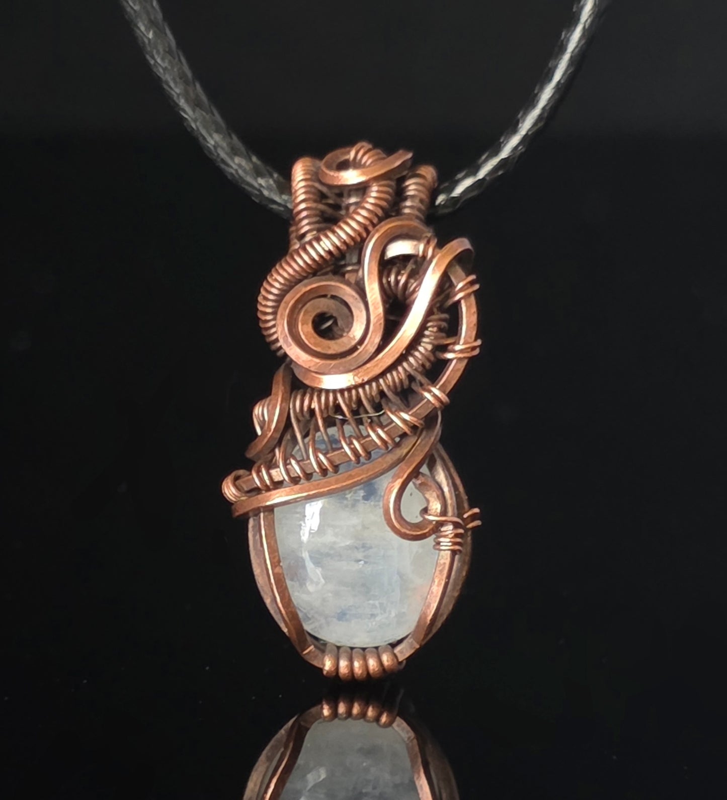 Necklace - Micro Pendant - Moonstone