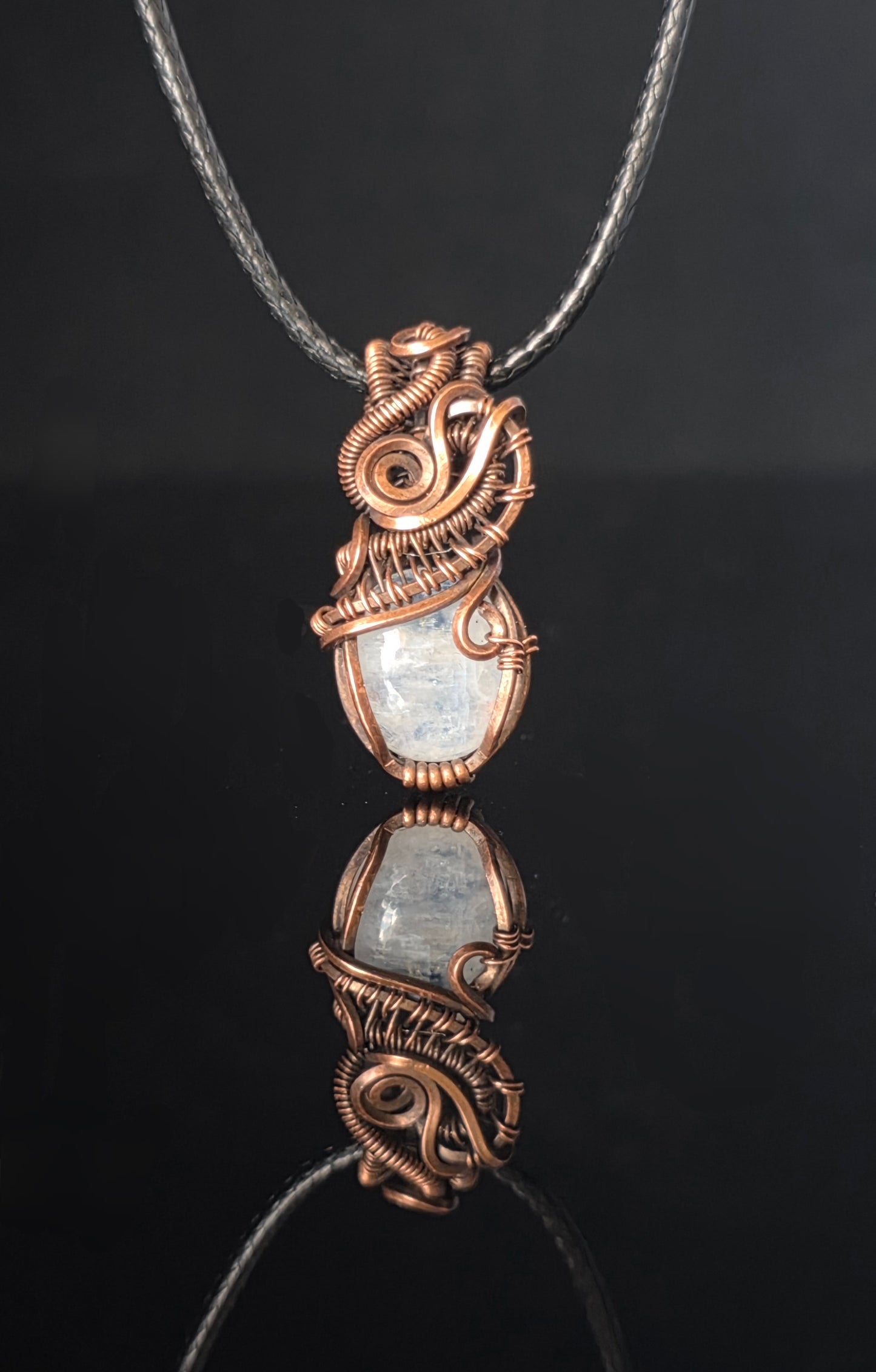 Necklace - Micro Pendant - Moonstone