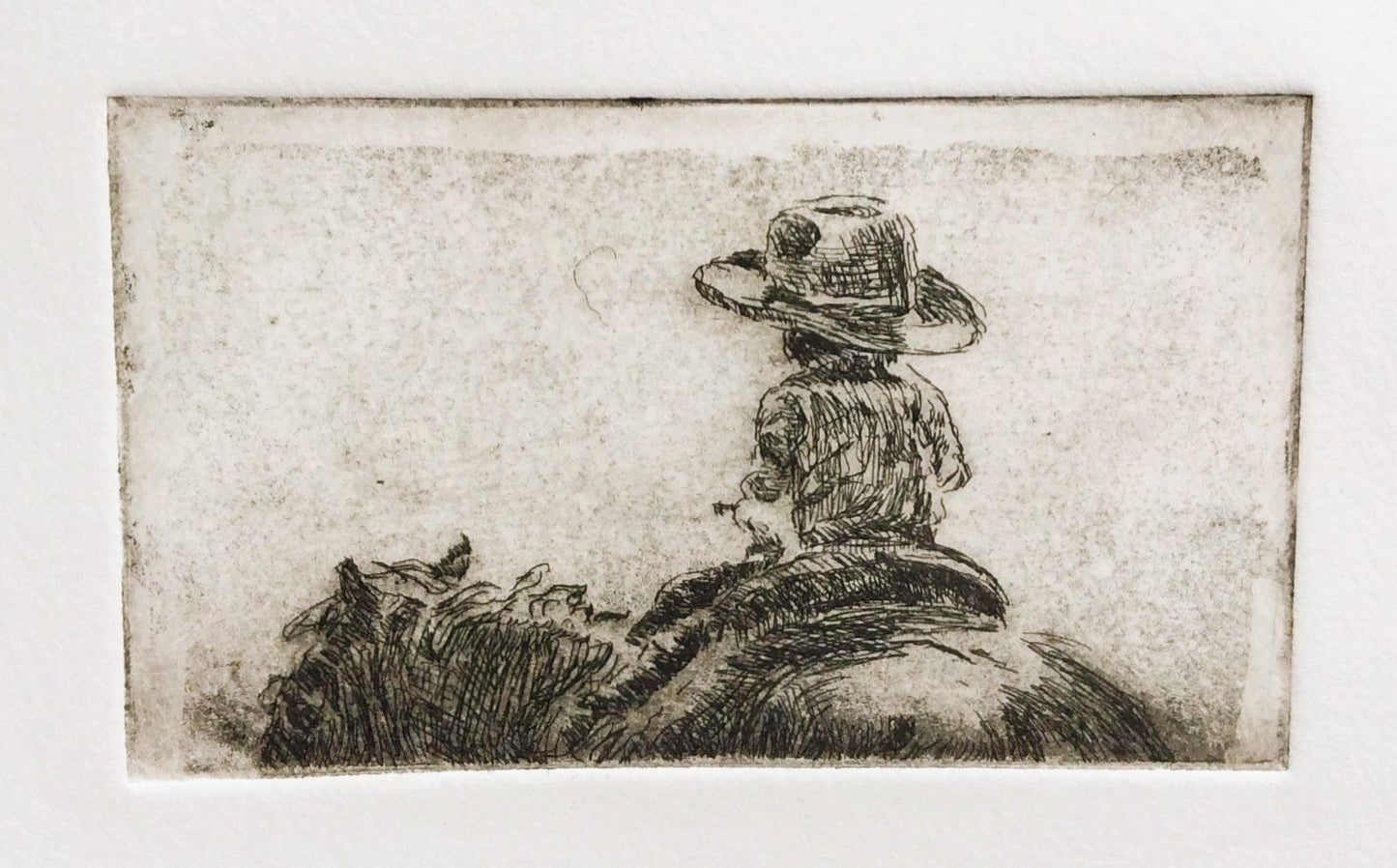 " Starting Early " Intaglio Etching