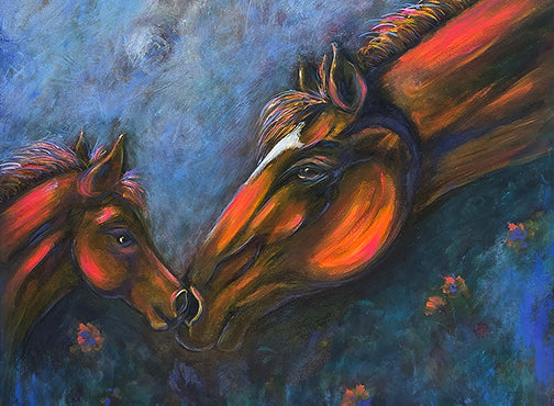 " The Ponies " Greeting Card Pack