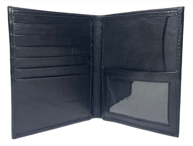 "Proximity of Pronghorns" on Black TALL Bi-Fold Wallet