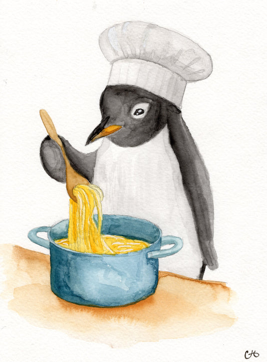 Watercolor Art Print - "Pete"