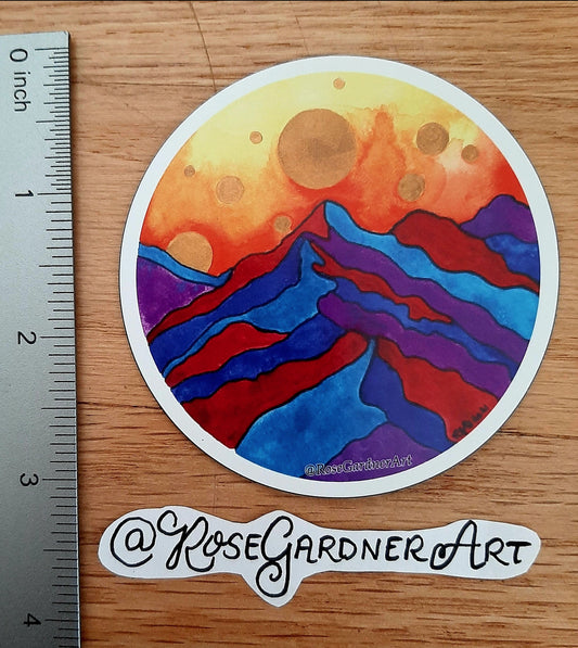 " Laramie Mountains " Sticker