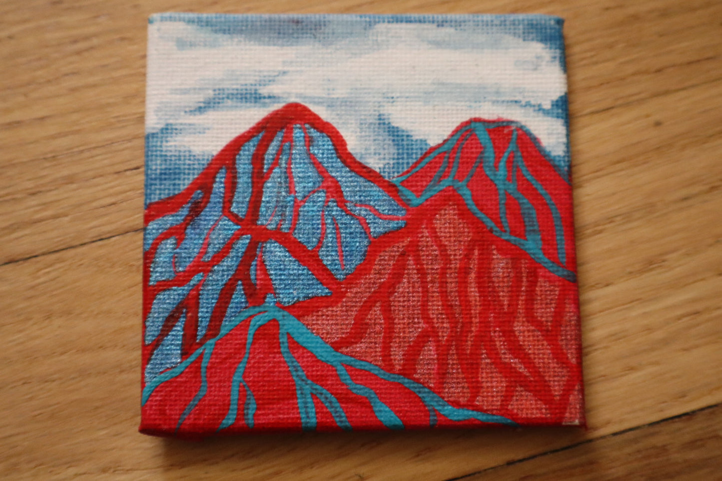 Magnet- Handprinted Canvas