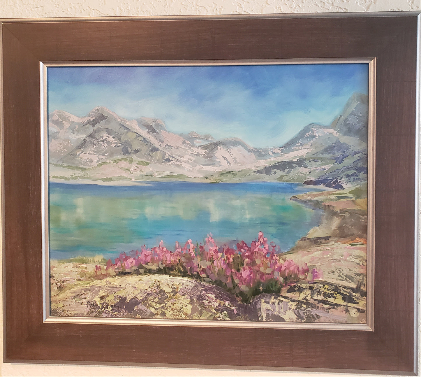 "Lower Titcomb Basin" Landscape Original Painting