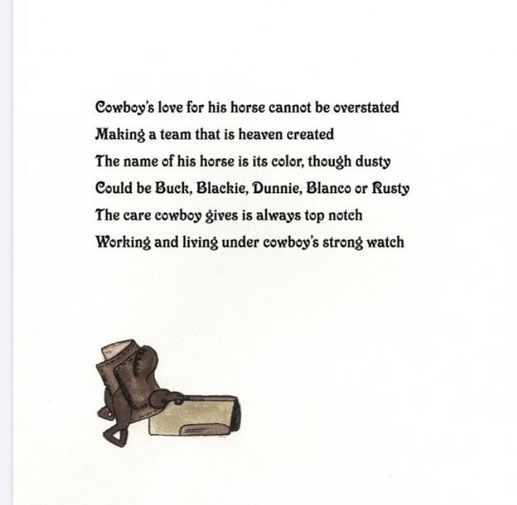 Rusty the Ranch Horse, shares that a Cowboy's love for his horse cannot be overstated. What a team they make!