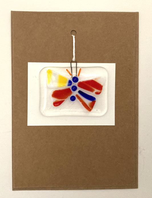 " Flying Free " Butterfly Suncatcher Gift And Card