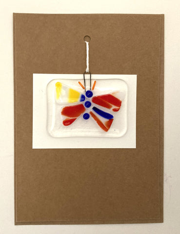 " Flying Free " Butterfly Suncatcher Gift And Card
