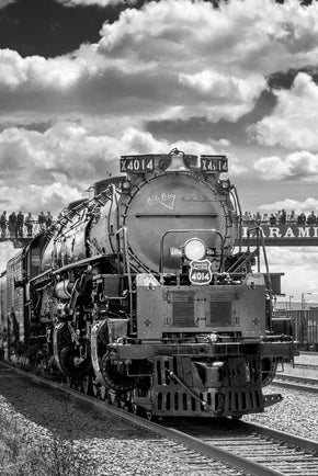 Greeting Card- "Big Boy " 4014 Steam Engine B&W