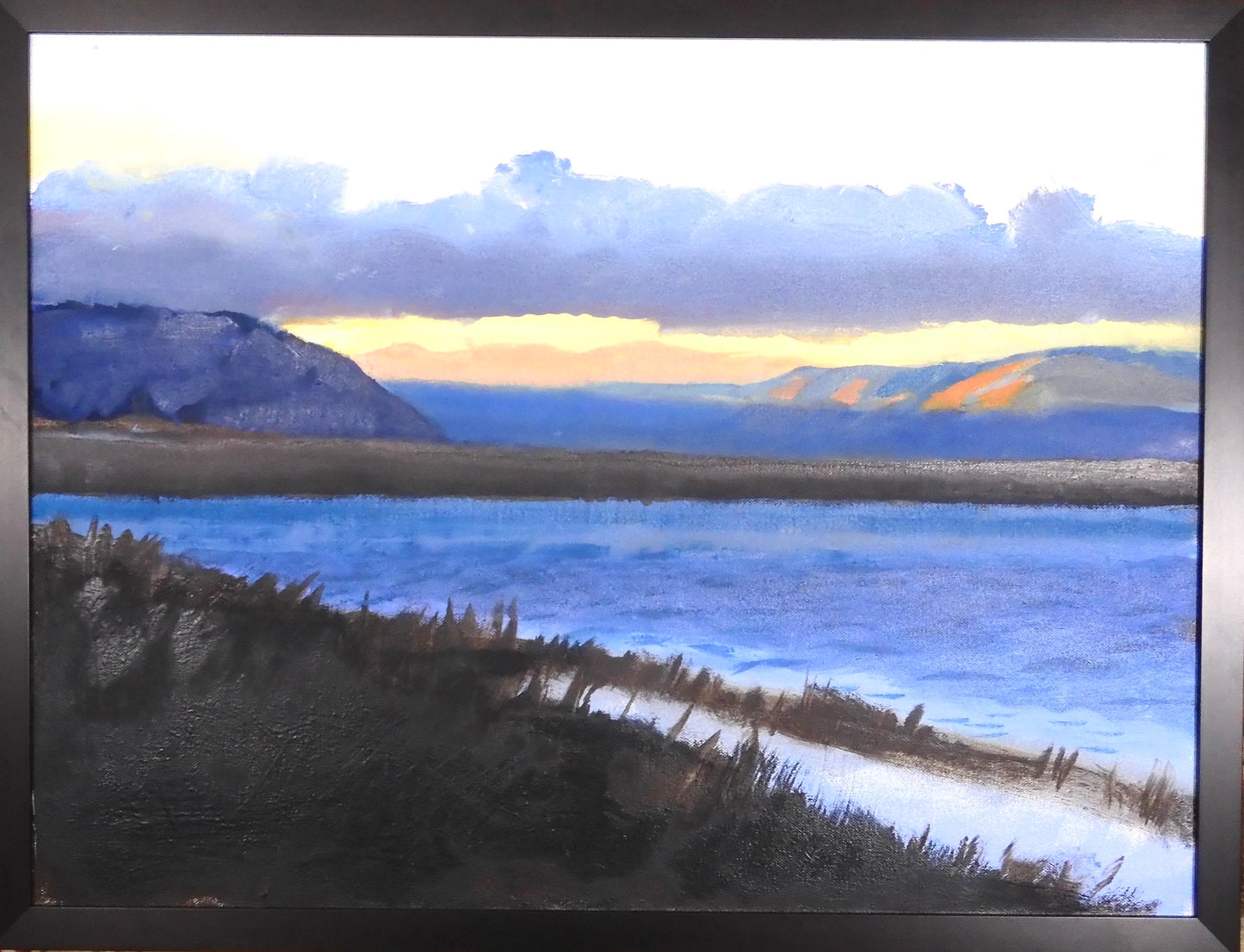 Framed Original Oil Painting- "Slipping Away"