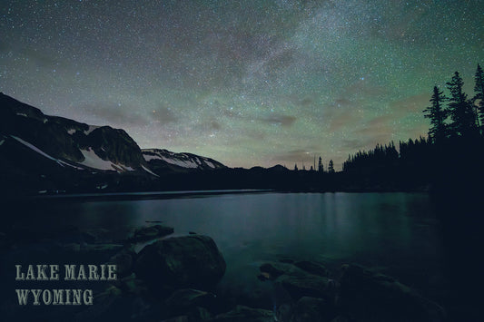 Post Card - " Starlit Sanctuary " Snowy Range