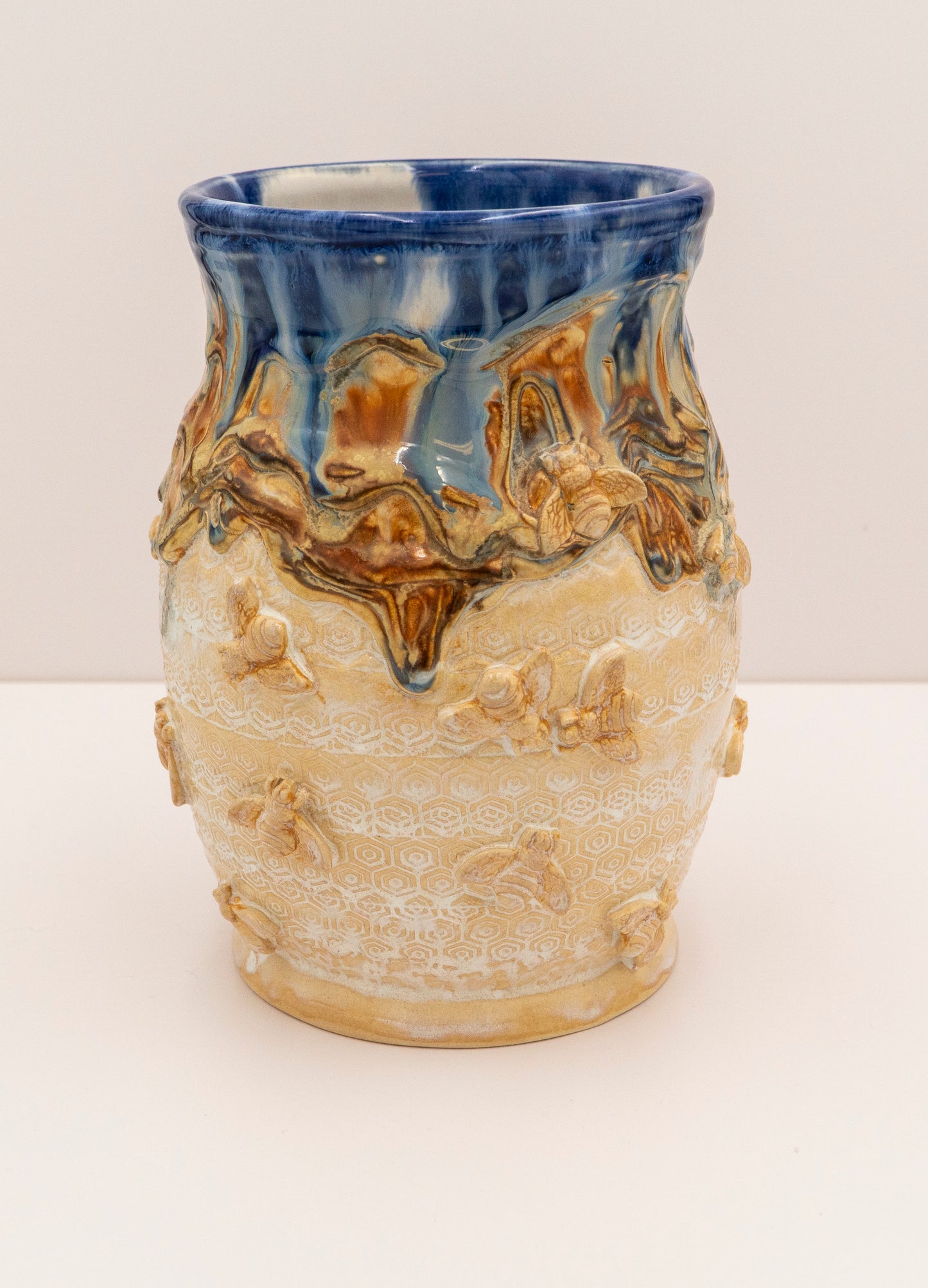 " Honey Bee " Stoneware Vase