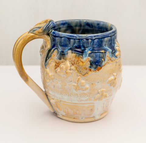 " Drippy Bee " Honeybee Stoneware Mug