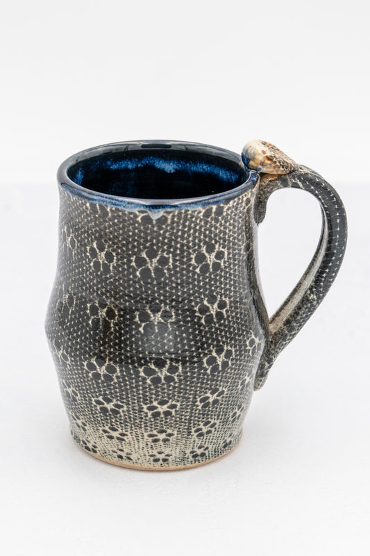 " Lace  " Stoneware Mug