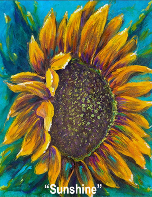 Reproduction Print- " Sunshine" Sunflower