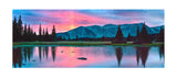 The Snowy Range Red Sunset Card