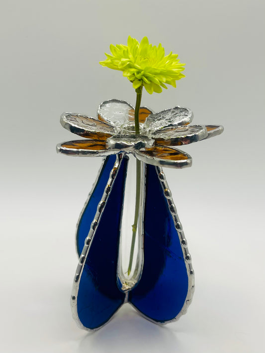 Stained Glass Propagation Vase