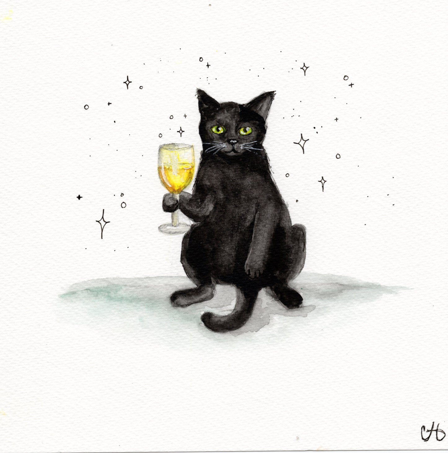 Watercolor Art Print - "Belle"