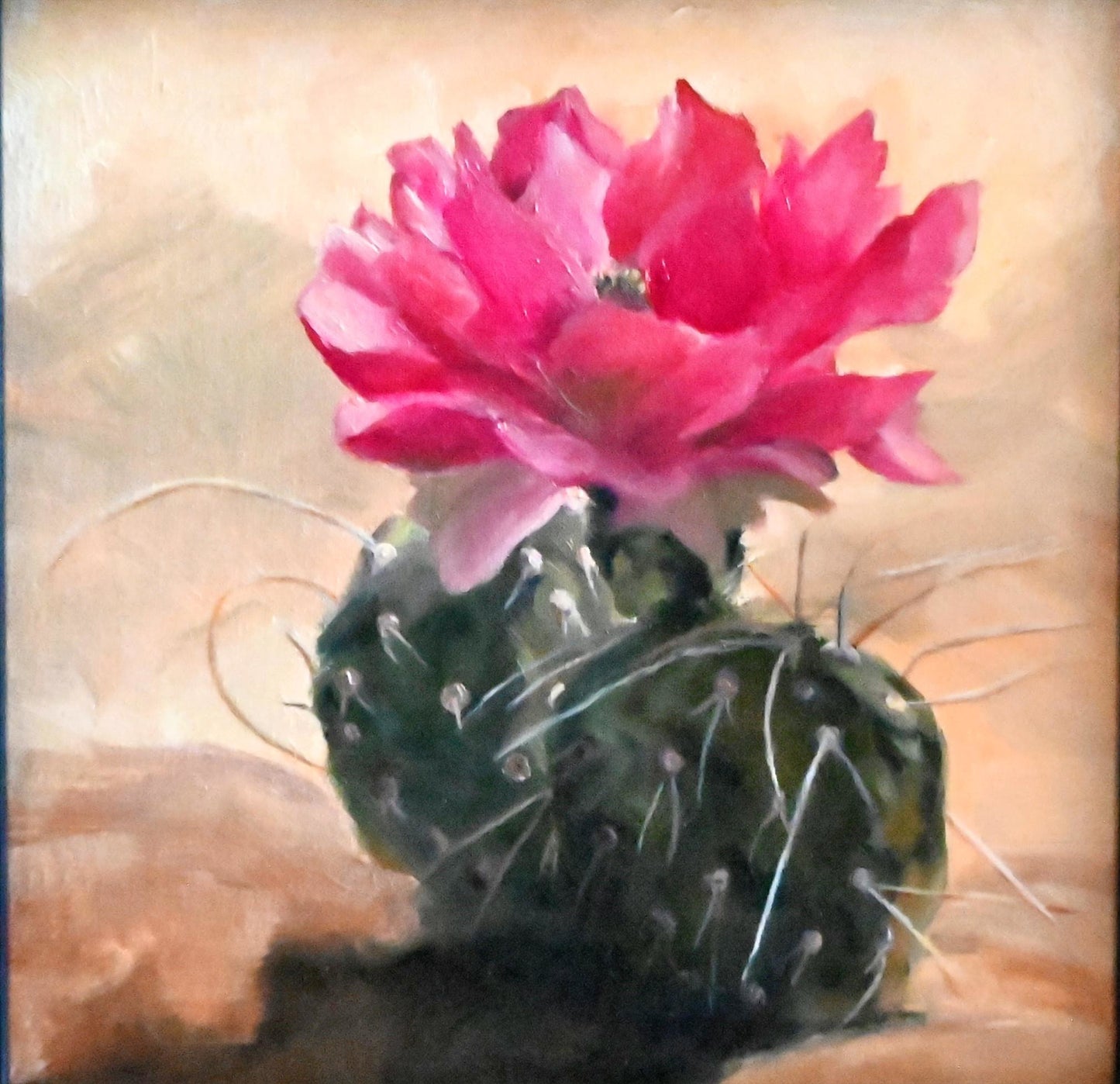 " Wyoming Cactus" Original Oil Painting