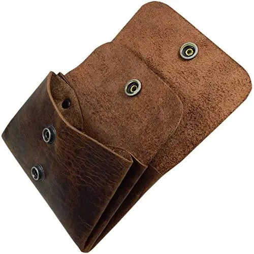 Leather Wallet- Brown- Two Pocket