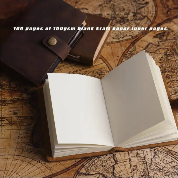 Leather Journal- Mini Brown