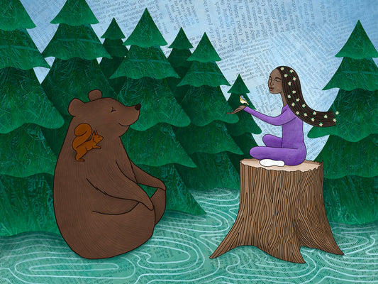 " Forest Tales " Art Print