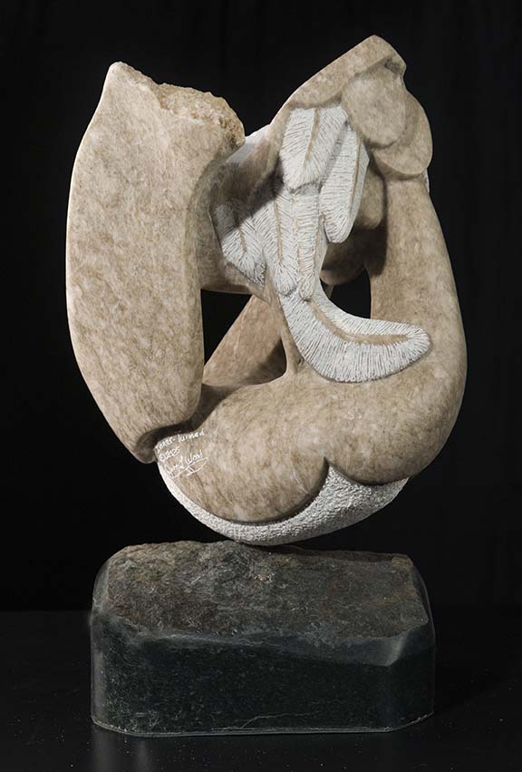 Sculpture-"Inner Twined"- Colorado Alabaster