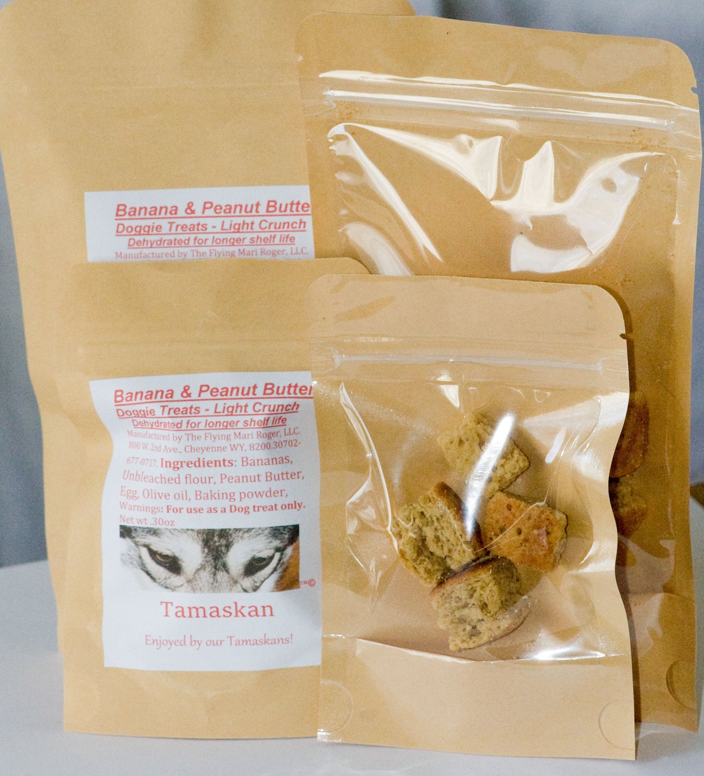 Dog Treats- Banana and Peanut Butter