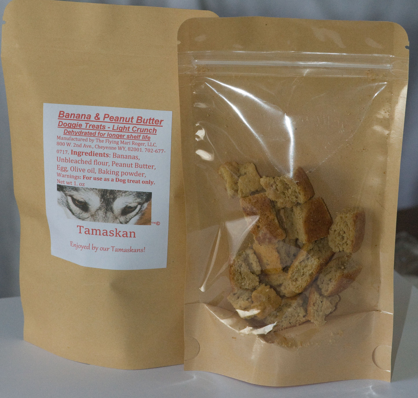 Dog Treats- Banana and Peanut Butter