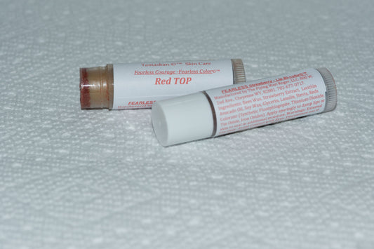 Lip Balm Tinted Bi Color- FEARLESS Strawberry .15 oz