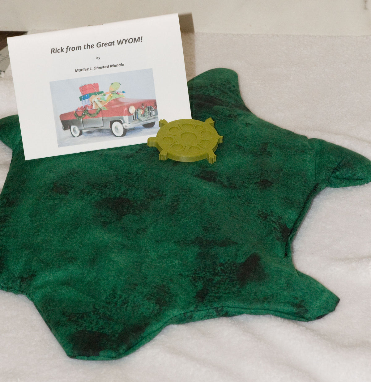 Rice Bag and Mini Book- Turtle and "Rick from the Great Wyoming"
