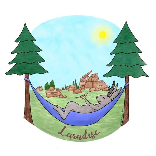 Print -"Laradise" Jackalope