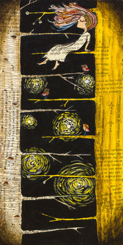 " Star-lit Dreams " Mixed Media Print